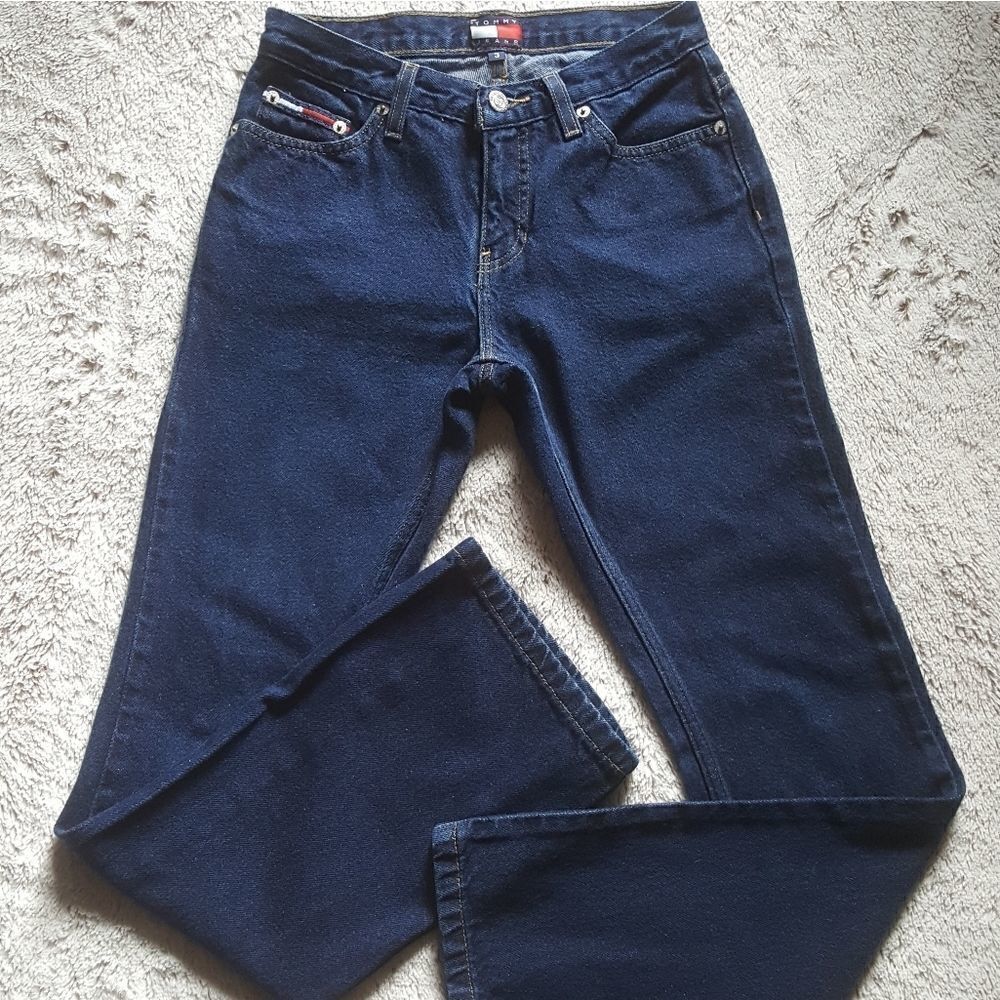 Tommy Hilfiger Vintage‎ Jeans Bootcut Womens Size 3 Dark Wash